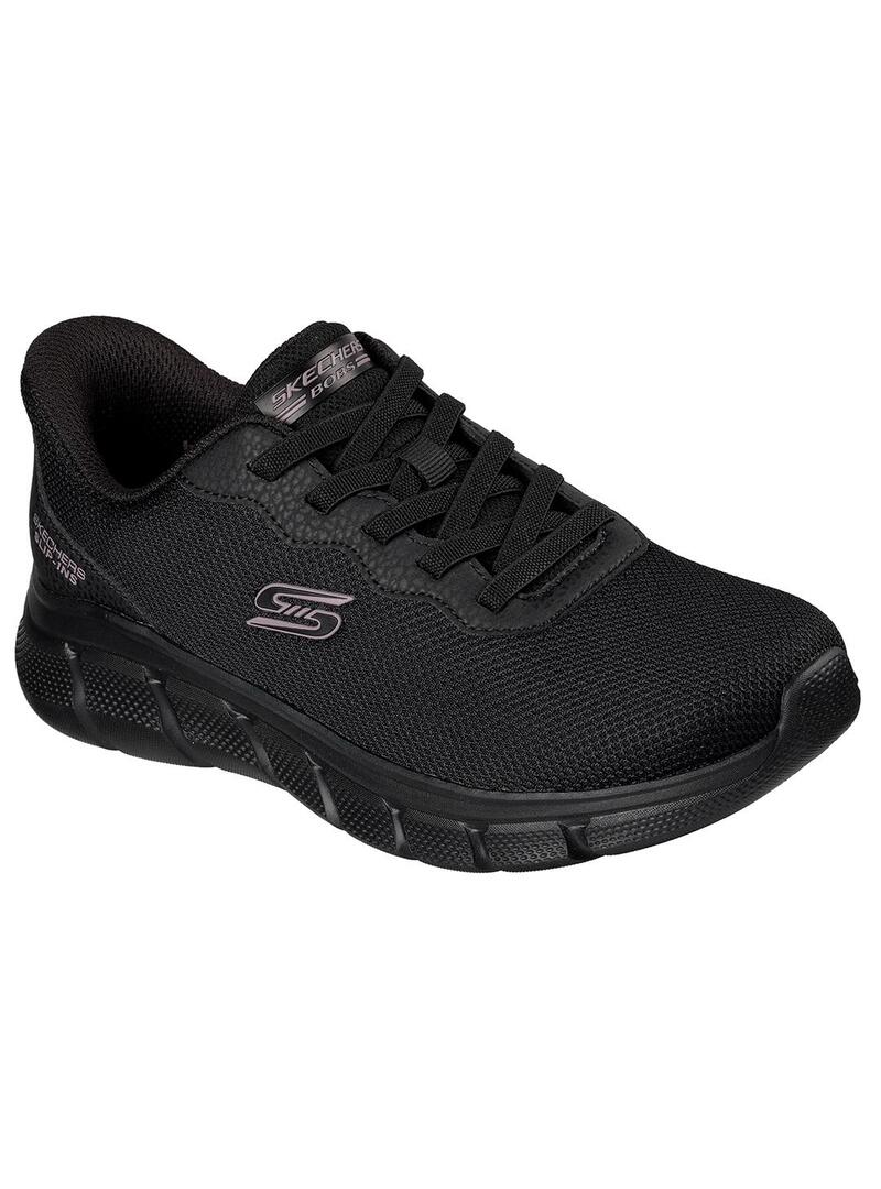 Zapatilla Mujer Skechers Bobs B Slip Negro