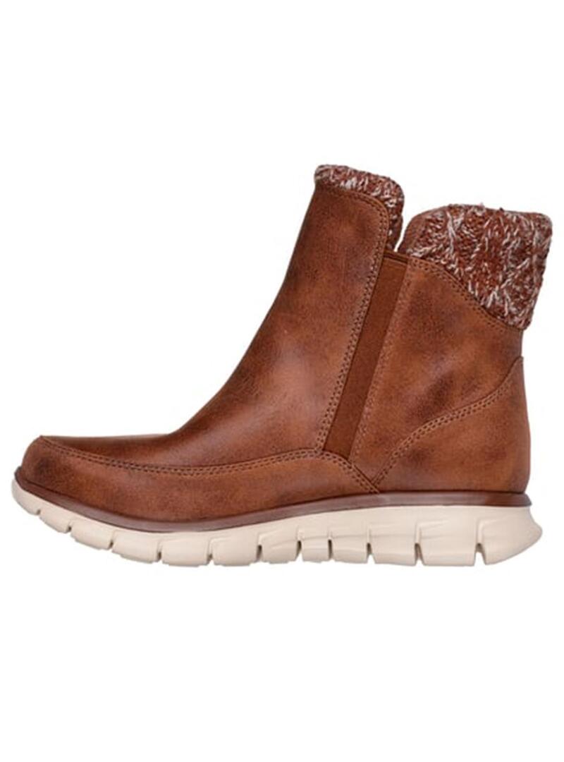 Bota Mujer Skechers Synergy Marrón