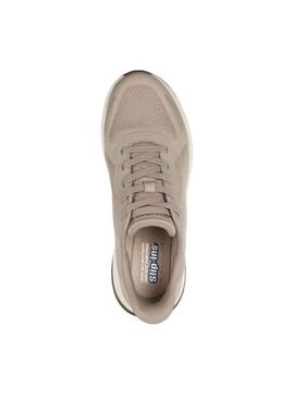 Zapatilla Hombre Skechers Bob Squad Beige