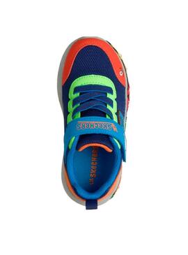 Zapatilla Niño/a Skechers Play Scene Virus Marino