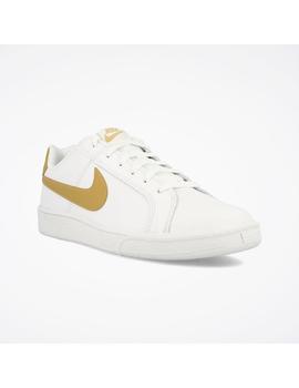 Zapatilla Hombre Nike Court Royale blanco/gold