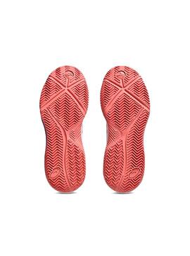Zapatilla Mujer Asics Gel-Dedicate 8 Padel Blanca Coral