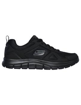 Zapatilla Hombre Skechers Track Negro