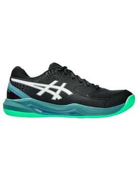 Zapatilla Hombre Asics Dedicate 8 Padel Negra Verd