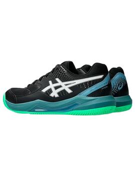 Zapatilla Hombre Asics Dedicate 8 Padel Negra Verd