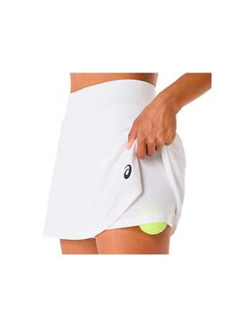 Falda Mujer Asics Court Skirt Blanca