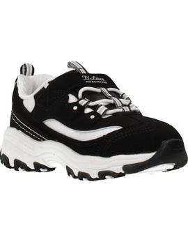 Zapatilla Baby Skechers D´lites Negra