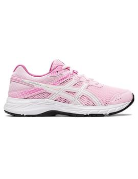 Zapatilla Niña Asics Contend 6 Rosa/Blanco