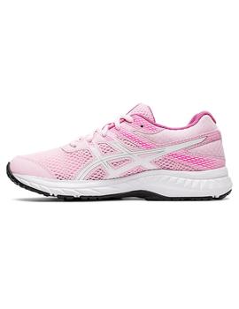 Zapatilla Niña Asics Contend 6 Rosa/Blanco