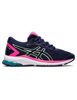 Zapatilla Unisex Asics GT-1000 GS Marino/Rosa