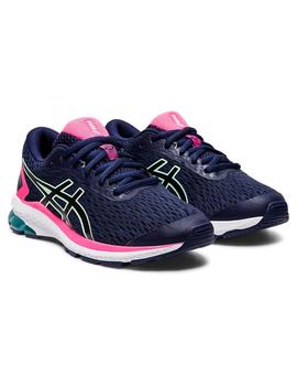 Zapatilla Unisex Asics GT-1000 GS Marino/Rosa