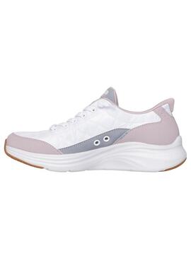 Zapatilla Mujer Skechers Contour Foam Blanco/Rosa