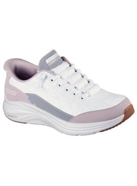 Zapatilla Mujer Skechers Contour Foam Blanco/Rosa