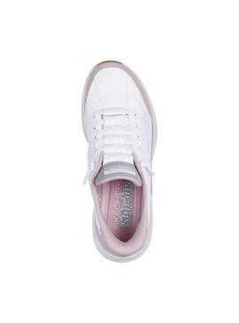 Zapatilla Mujer Skechers Contour Foam Blanco/Rosa