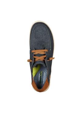 Zapatilla Hombre Skechers Melson Planon Marino