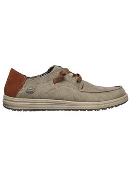 Zapatilla Hombre Skechers Melson Planon Marrón