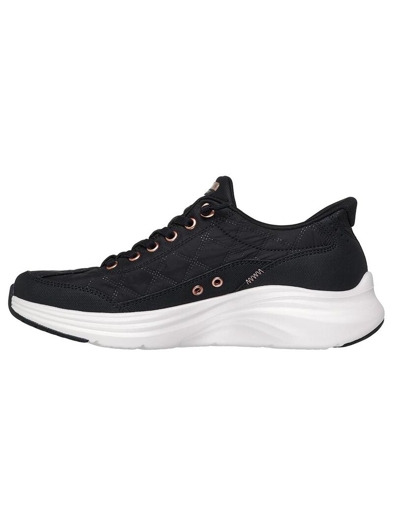 Zapatilla Mujer Skechers Contour Slip Ins Negro