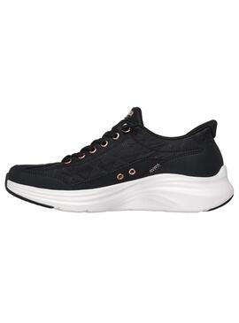 Zapatilla Mujer Skechers Contour Slip Ins Negro