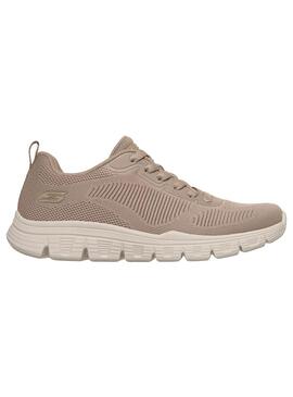 Zapatilla Mujer Skechers Bobs B Lite Beige