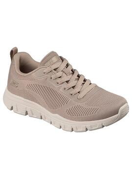 Zapatilla Mujer Skechers Bobs B Lite Beige