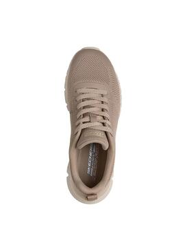 Zapatilla Mujer Skechers Bobs B Lite Beige