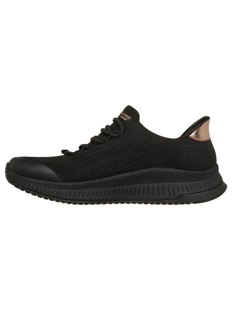 Zapatilla Mujer Skechers Dire Step Slip Ins Negro
