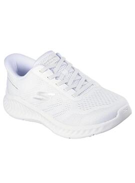 Zapatilla Mujer Skechers Go Walk Slip ins Blanco