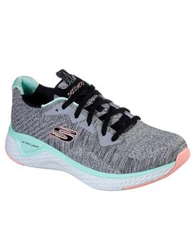 Zapatilla Mujer Skechers Solar Fuse Gris