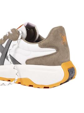 Zapatilla Hombre Munich Babel 13 Blanca Marron