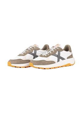 Zapatilla Hombre Munich Babel 13 Blanca Marron