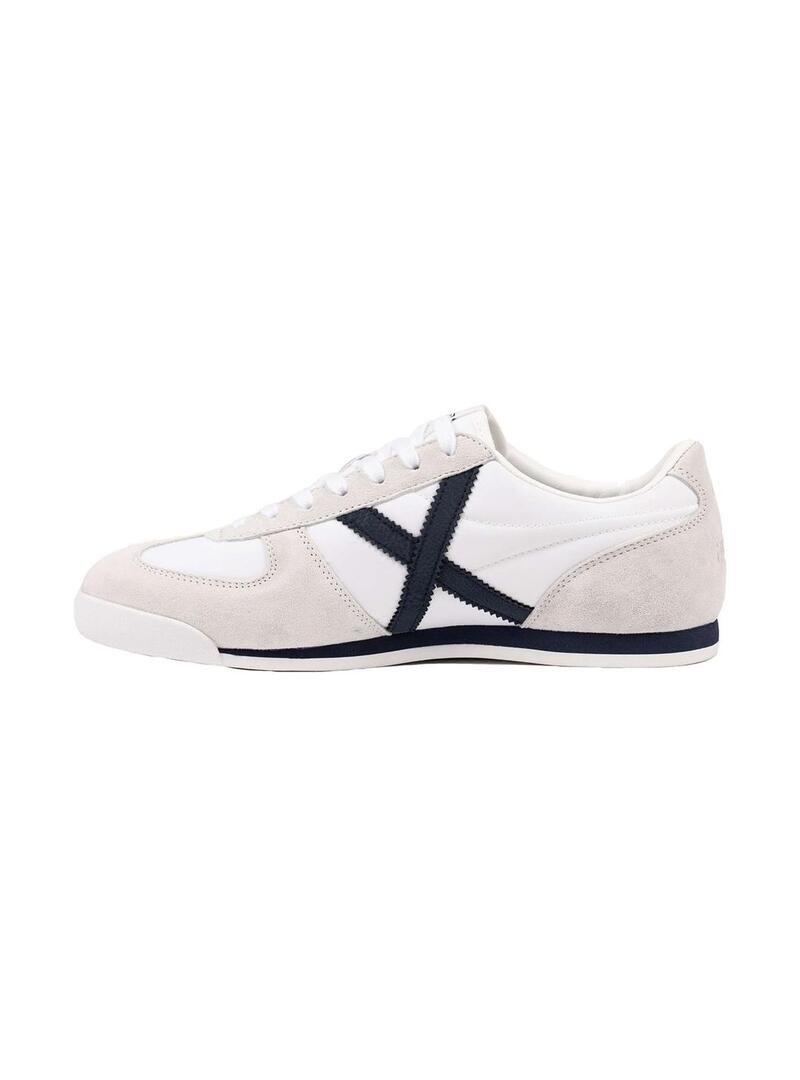 Zapatilla Hombre Munich Stereo 03 Blanca Azul