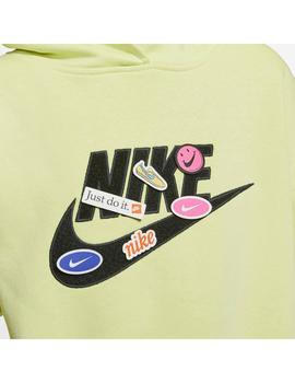 Sudadera Chica Nike NSW Hoodie Verde