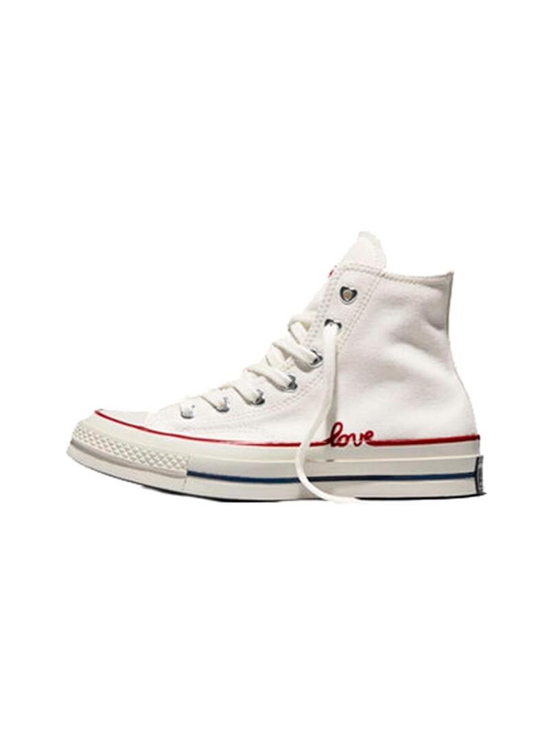 Zapatilla Mujer Converse Chuck 70 Love Blanca