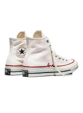 Zapatilla Mujer Converse Chuck 70 Love Blanca