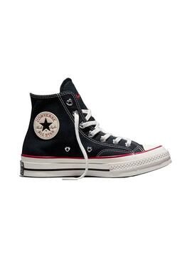 Zapatilla Mujer Converse Chuck 70 Love Negra