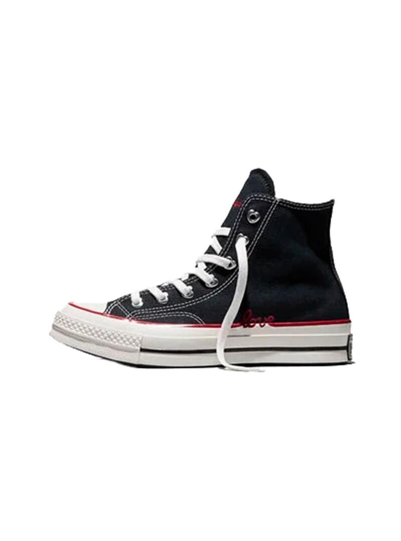 Zapatilla Mujer Converse Chuck 70 Love Negra