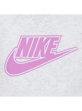 Chandal Niño/a Nike Ft Color Blocked Gris Rosa