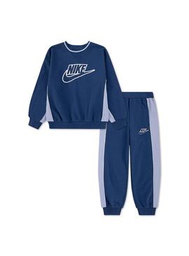 Chandal Niño/a Nike Ft Color Blocked Azul