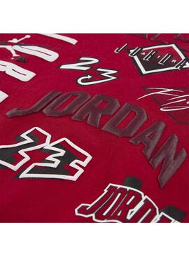 Sudadera Niño/a Jordan Dynasty Crew Roja