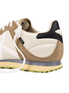 Zapatilla Hombre Munich Massana 603 Marron  Amarillo