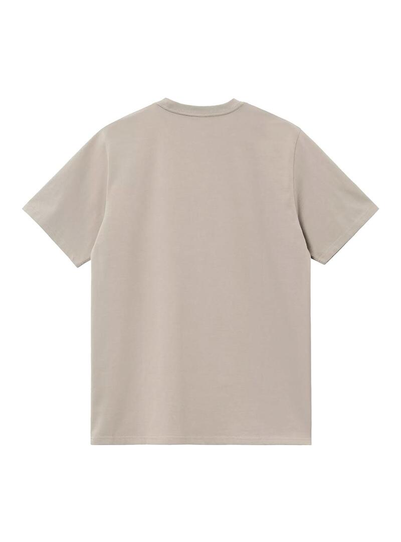 Camiseta Hombre Carhartt WIP Pocket Khaki