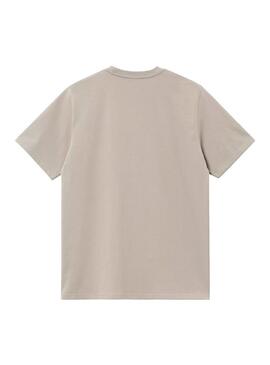 Camiseta Hombre Carhartt WIP Pocket Khaki