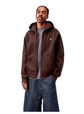 Chaqueta Hombre Carhartt WIP American Script Marron