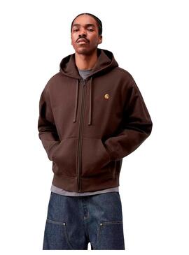 Chaqueta Hombre Carhartt WIP American Script Marron