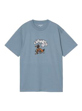 Camiseta Hombre Carhartt WIP Duck Duck Azul