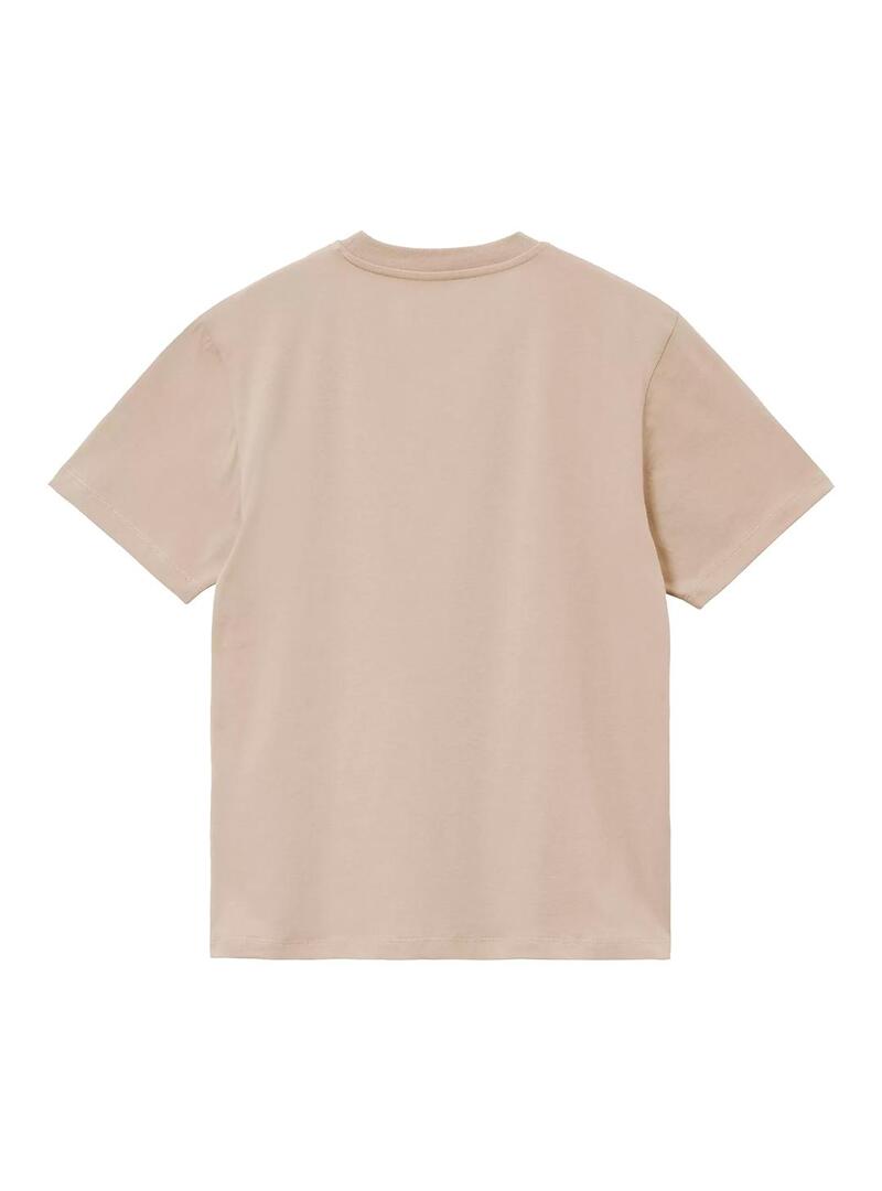 Camiseta Mujer Carhartt WIP Chase Beige