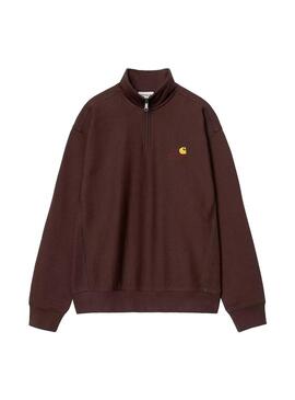 Sudadera Hombre Carhartt WIP America Script Marron