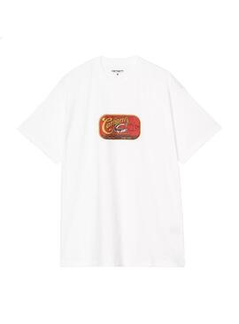 Camiseta Hombre Carhartt WIP Sardinas Blanca