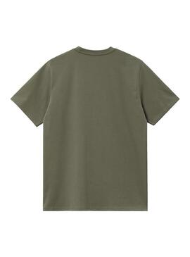 Camiseta Hombre Carhartt WIP Chase Verde