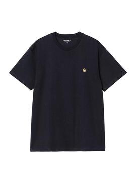 Camiseta Hombre Carhartt WIP Chase Marino